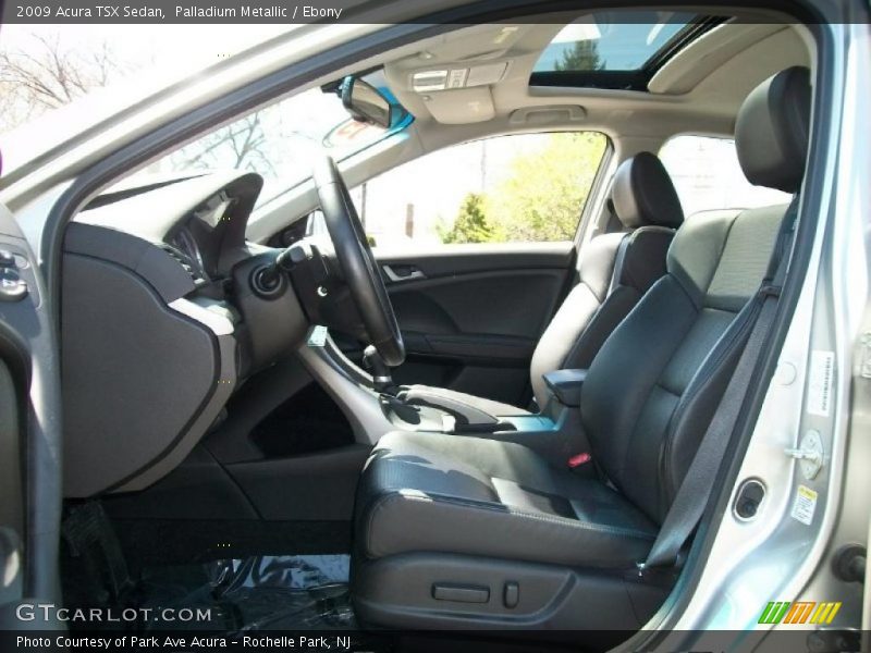 Palladium Metallic / Ebony 2009 Acura TSX Sedan