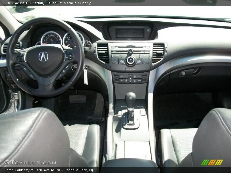 Palladium Metallic / Ebony 2009 Acura TSX Sedan