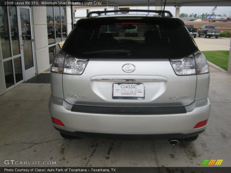 Millenium Silver Metallic / Light Gray 2008 Lexus RX 350