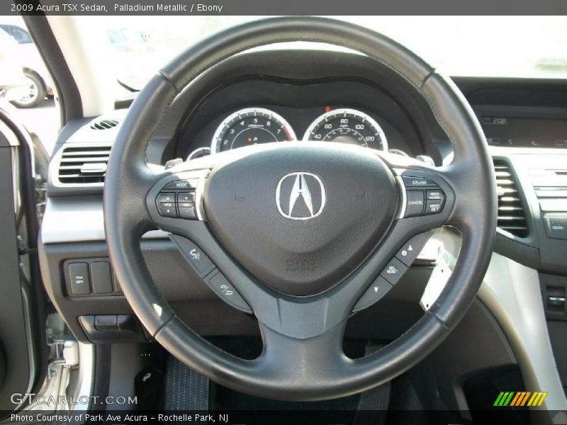Palladium Metallic / Ebony 2009 Acura TSX Sedan