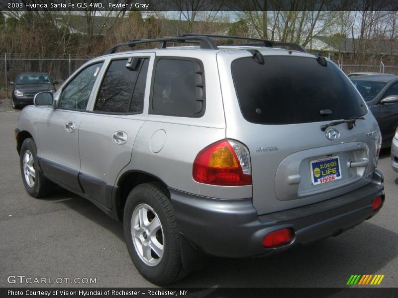 Pewter / Gray 2003 Hyundai Santa Fe GLS 4WD