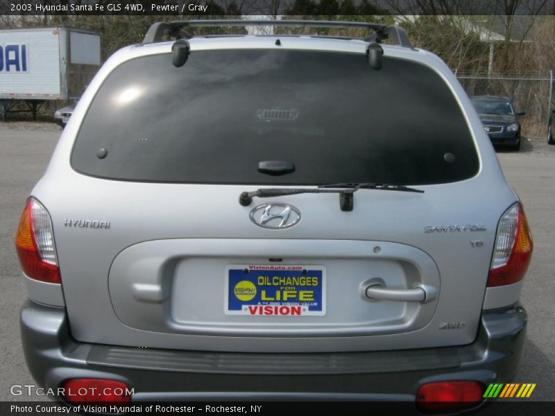 Pewter / Gray 2003 Hyundai Santa Fe GLS 4WD