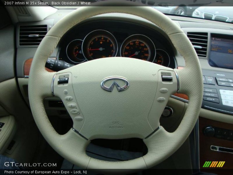 Black Obsidian / Wheat 2007 Infiniti M 35x Sedan