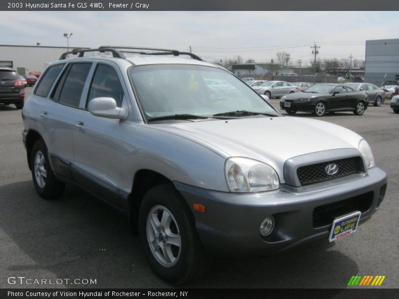 Pewter / Gray 2003 Hyundai Santa Fe GLS 4WD