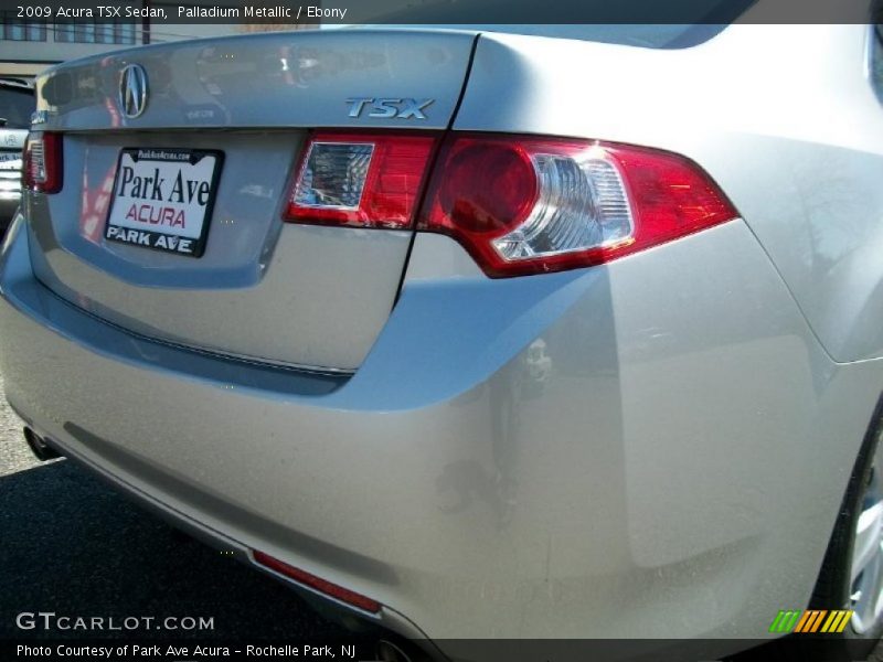 Palladium Metallic / Ebony 2009 Acura TSX Sedan