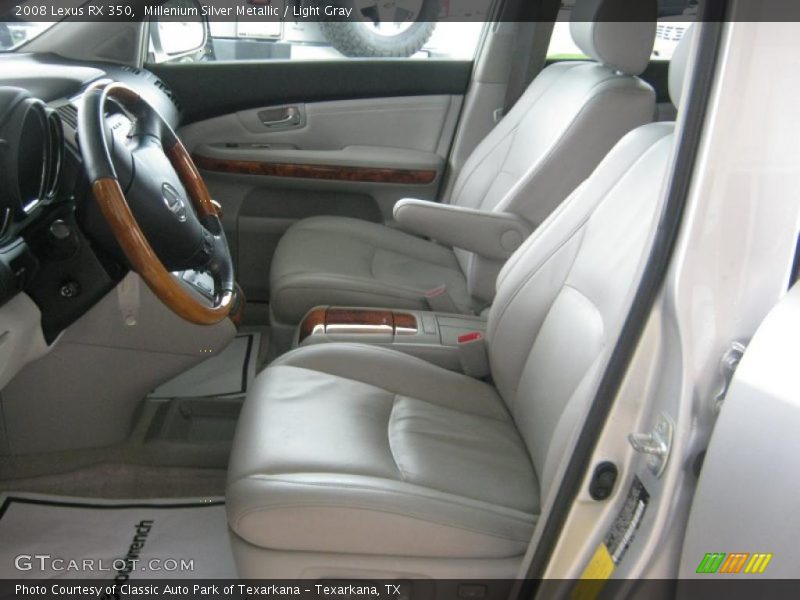 Millenium Silver Metallic / Light Gray 2008 Lexus RX 350