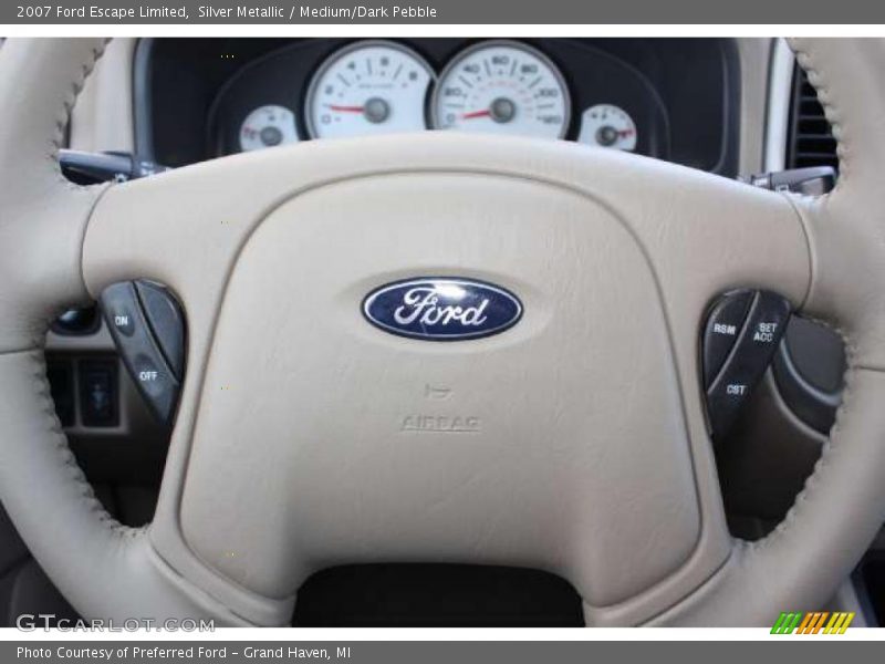 Silver Metallic / Medium/Dark Pebble 2007 Ford Escape Limited