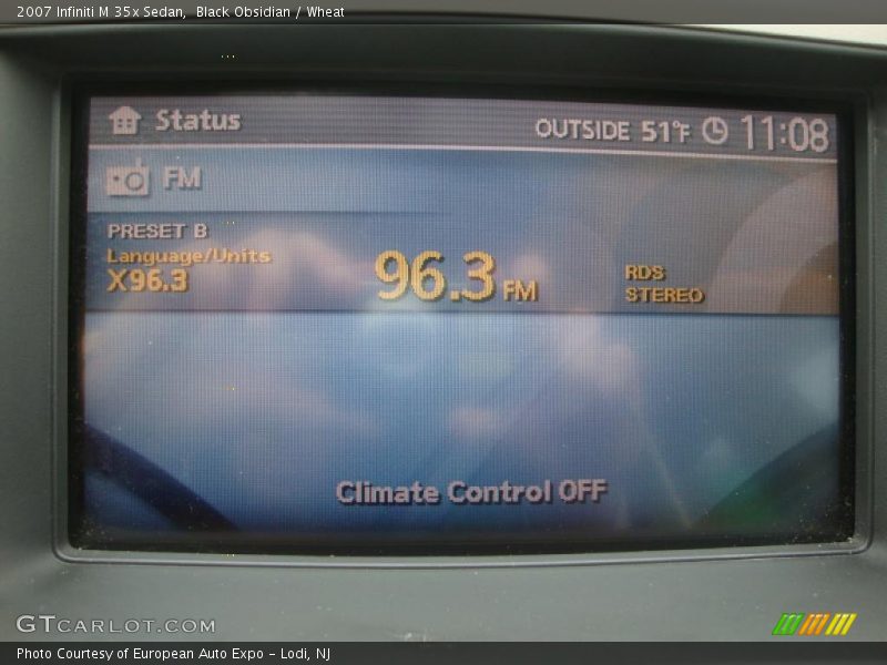 Black Obsidian / Wheat 2007 Infiniti M 35x Sedan