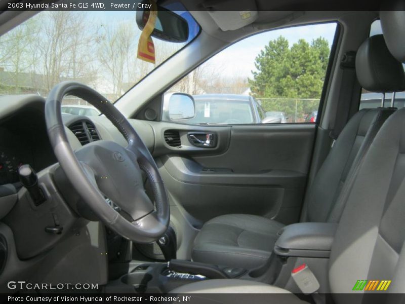 Pewter / Gray 2003 Hyundai Santa Fe GLS 4WD