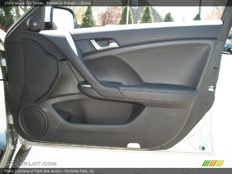 Palladium Metallic / Ebony 2009 Acura TSX Sedan