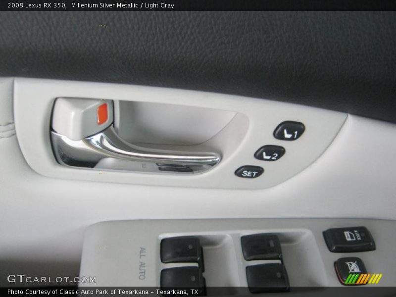 Millenium Silver Metallic / Light Gray 2008 Lexus RX 350