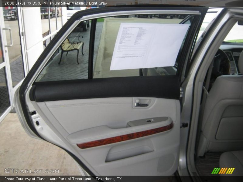 Millenium Silver Metallic / Light Gray 2008 Lexus RX 350