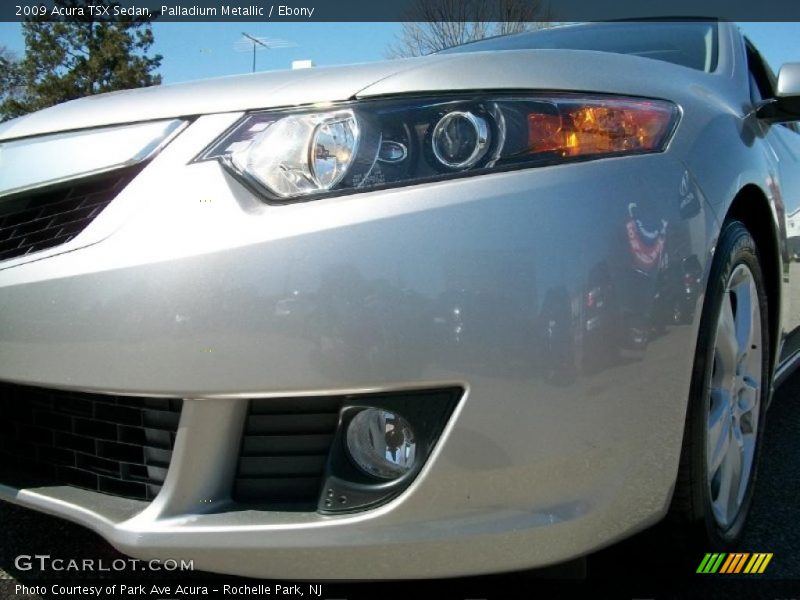 Palladium Metallic / Ebony 2009 Acura TSX Sedan