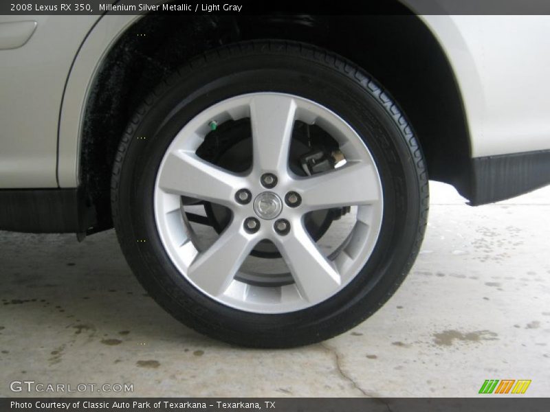 Millenium Silver Metallic / Light Gray 2008 Lexus RX 350
