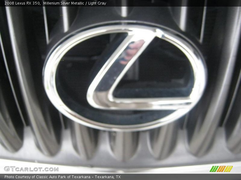 Millenium Silver Metallic / Light Gray 2008 Lexus RX 350