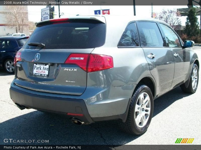 Nimbus Gray Metallic / Ebony 2008 Acura MDX Technology