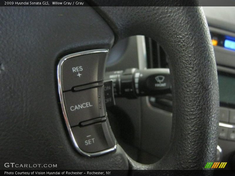 Willow Gray / Gray 2009 Hyundai Sonata GLS