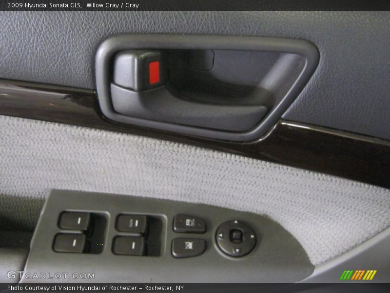 Willow Gray / Gray 2009 Hyundai Sonata GLS