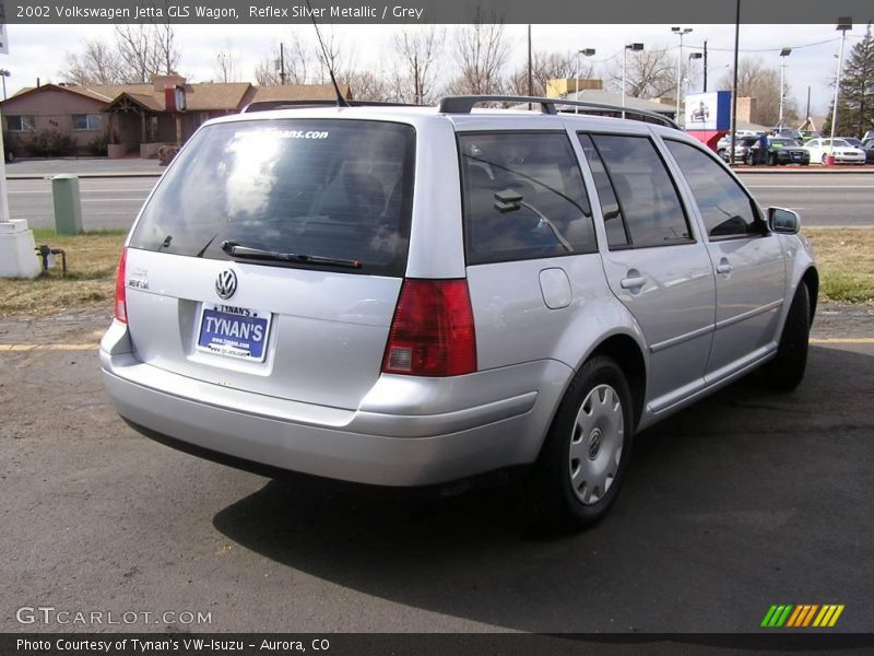 Reflex Silver Metallic / Grey 2002 Volkswagen Jetta GLS Wagon