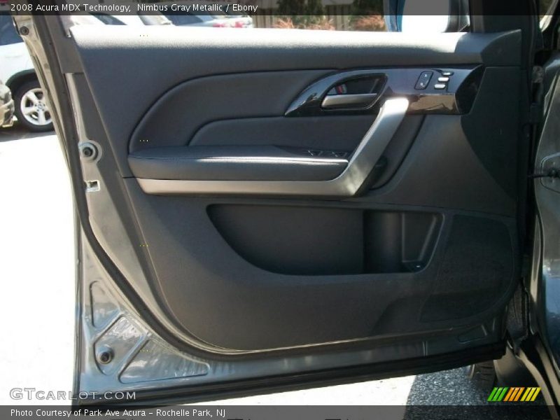 Nimbus Gray Metallic / Ebony 2008 Acura MDX Technology