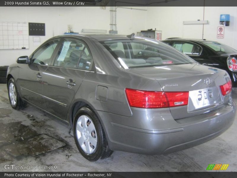 Willow Gray / Gray 2009 Hyundai Sonata GLS