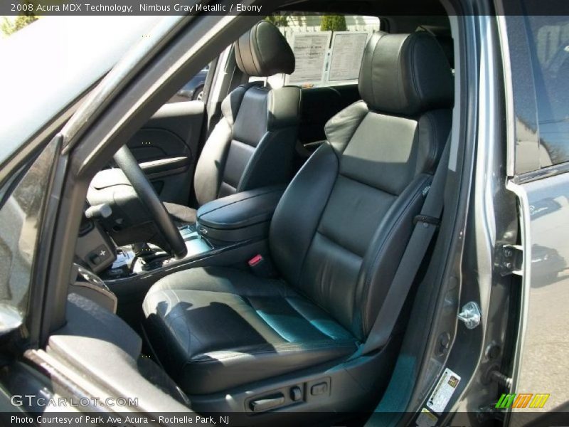 Nimbus Gray Metallic / Ebony 2008 Acura MDX Technology