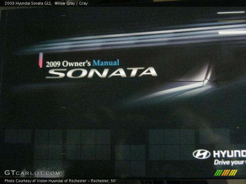 Willow Gray / Gray 2009 Hyundai Sonata GLS