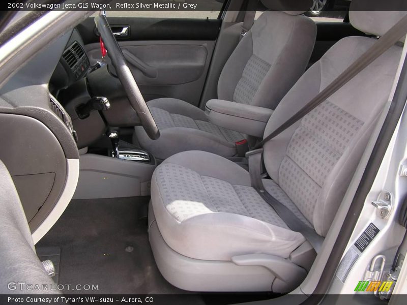 Reflex Silver Metallic / Grey 2002 Volkswagen Jetta GLS Wagon