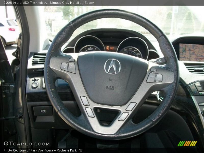 Nimbus Gray Metallic / Ebony 2008 Acura MDX Technology