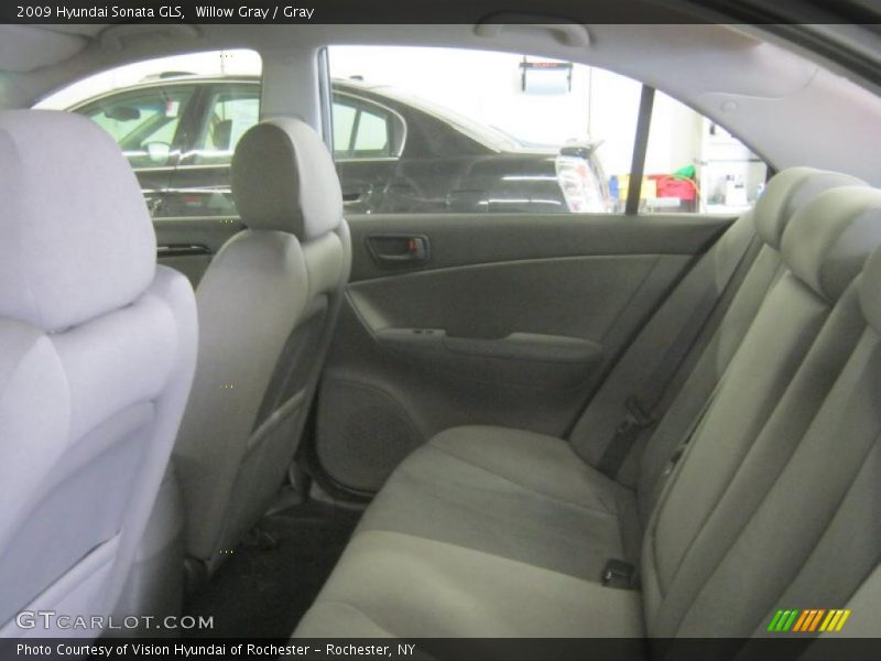 Willow Gray / Gray 2009 Hyundai Sonata GLS