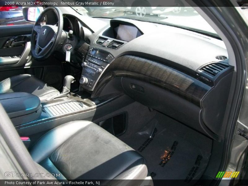 Nimbus Gray Metallic / Ebony 2008 Acura MDX Technology