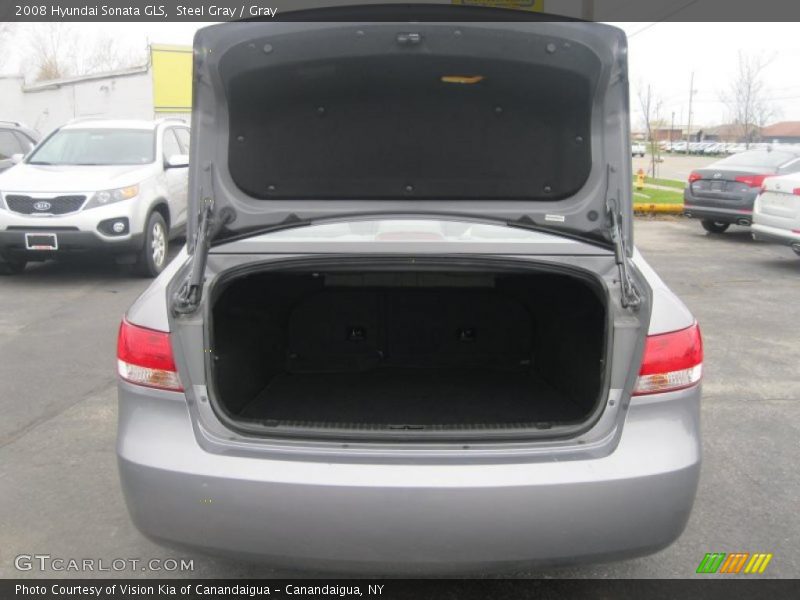 Steel Gray / Gray 2008 Hyundai Sonata GLS