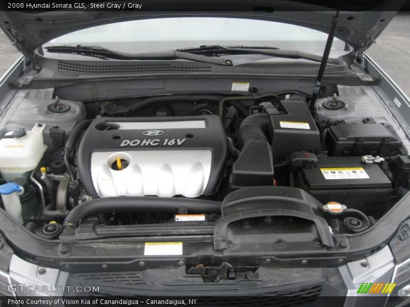 Steel Gray / Gray 2008 Hyundai Sonata GLS