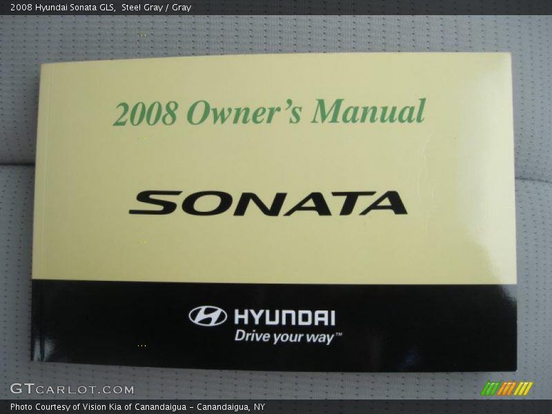 Steel Gray / Gray 2008 Hyundai Sonata GLS