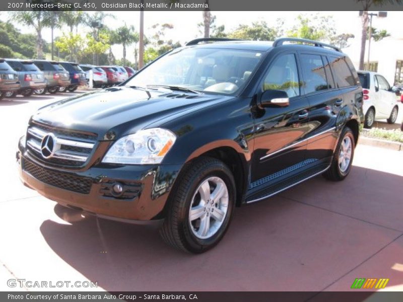 Obsidian Black Metallic / Macadamia 2007 Mercedes-Benz GL 450