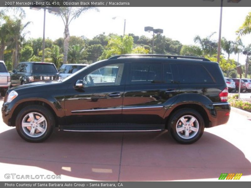 Obsidian Black Metallic / Macadamia 2007 Mercedes-Benz GL 450