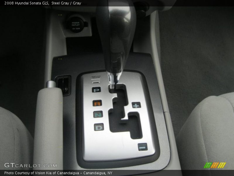 Steel Gray / Gray 2008 Hyundai Sonata GLS