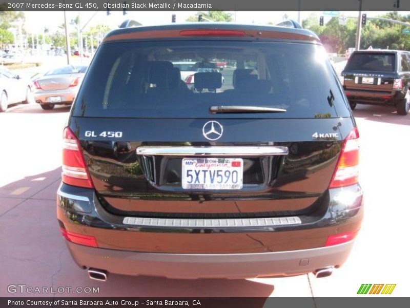 Obsidian Black Metallic / Macadamia 2007 Mercedes-Benz GL 450