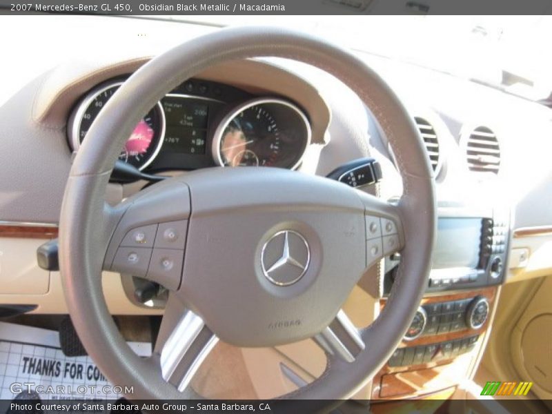 Obsidian Black Metallic / Macadamia 2007 Mercedes-Benz GL 450