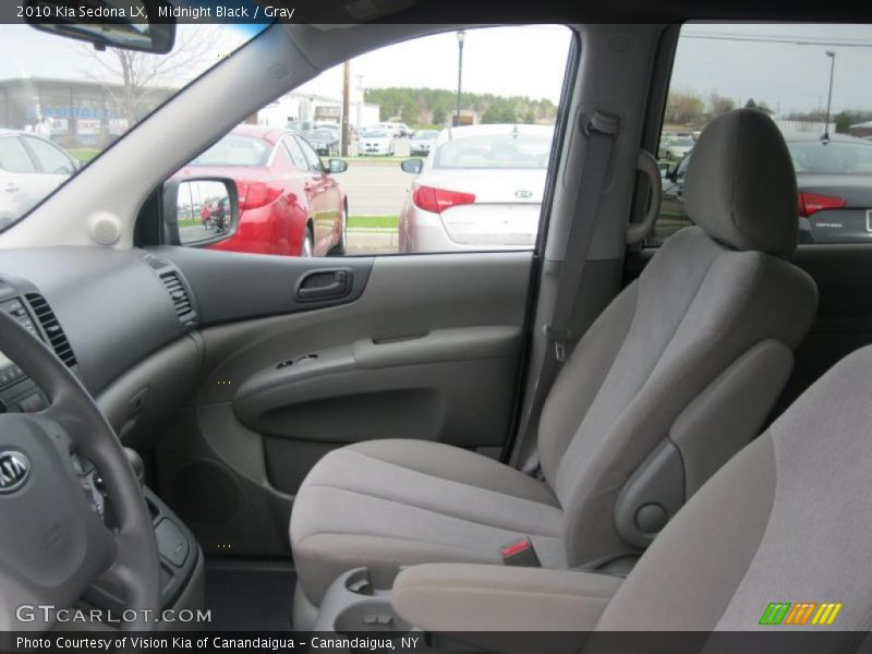 Midnight Black / Gray 2010 Kia Sedona LX