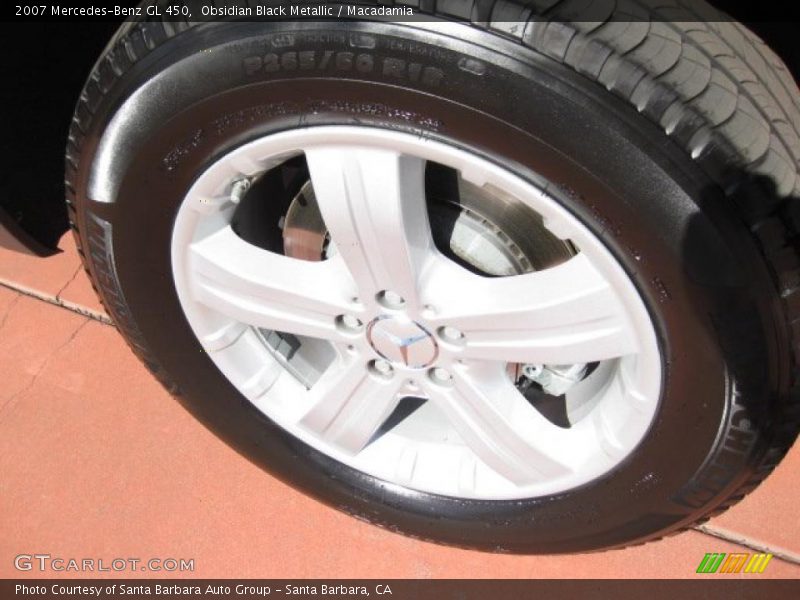 Obsidian Black Metallic / Macadamia 2007 Mercedes-Benz GL 450