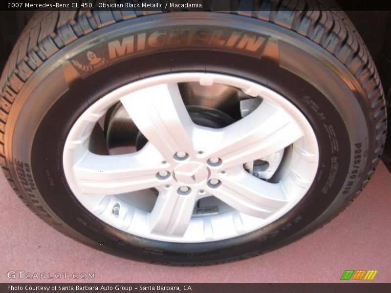 Obsidian Black Metallic / Macadamia 2007 Mercedes-Benz GL 450