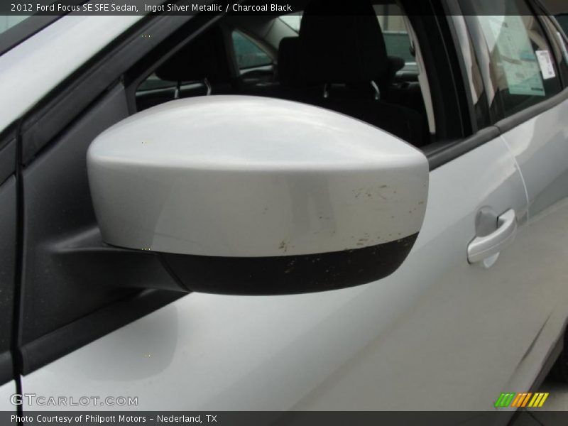 Ingot Silver Metallic / Charcoal Black 2012 Ford Focus SE SFE Sedan