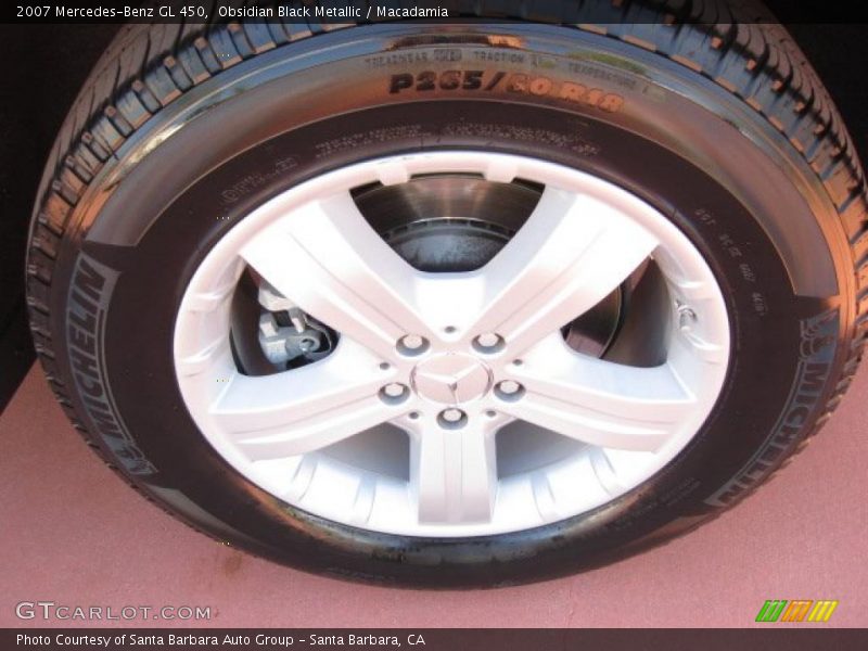 Obsidian Black Metallic / Macadamia 2007 Mercedes-Benz GL 450