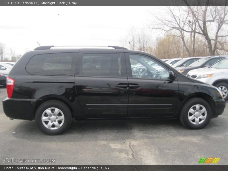 Midnight Black / Gray 2010 Kia Sedona LX