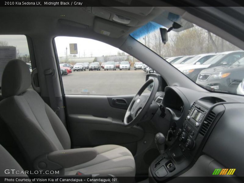 Midnight Black / Gray 2010 Kia Sedona LX