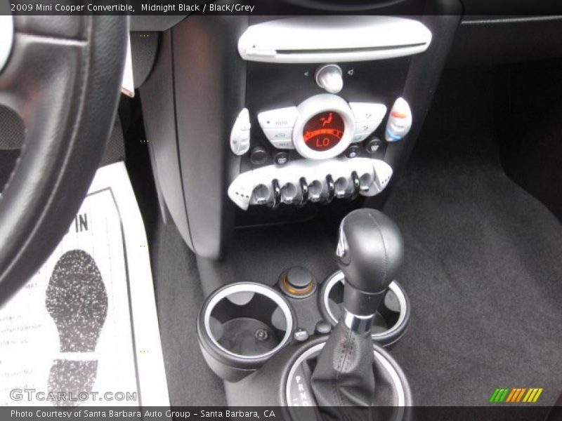 Midnight Black / Black/Grey 2009 Mini Cooper Convertible