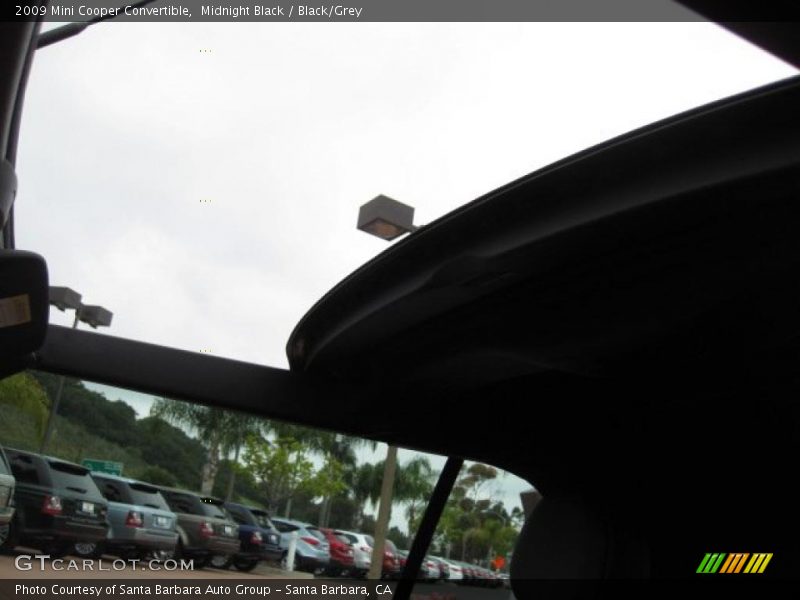 Midnight Black / Black/Grey 2009 Mini Cooper Convertible