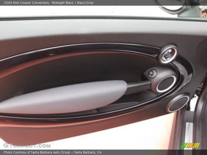 Midnight Black / Black/Grey 2009 Mini Cooper Convertible