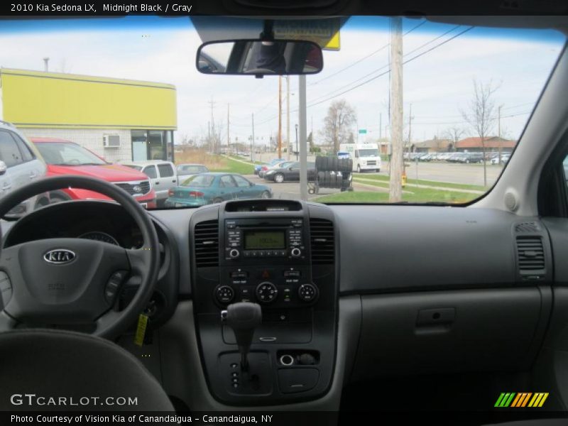 Midnight Black / Gray 2010 Kia Sedona LX